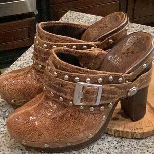 Vince Camuto studded clogs